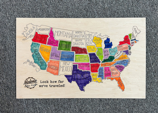 Travel Map - United States