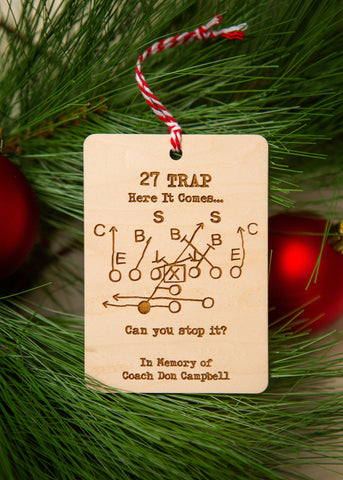 27 TRAP Ornament - Coach Don Campbell